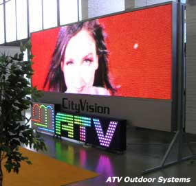 Full-Color video LED sign and below - intelligent cluster
