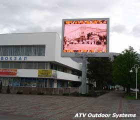 Full-color video LED screen in Gelendzhik