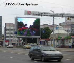 Two new full-color LED screen in Kaliningrad