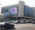 A new LED screen on the "Sokol" commercial center in Rostov-on-Don